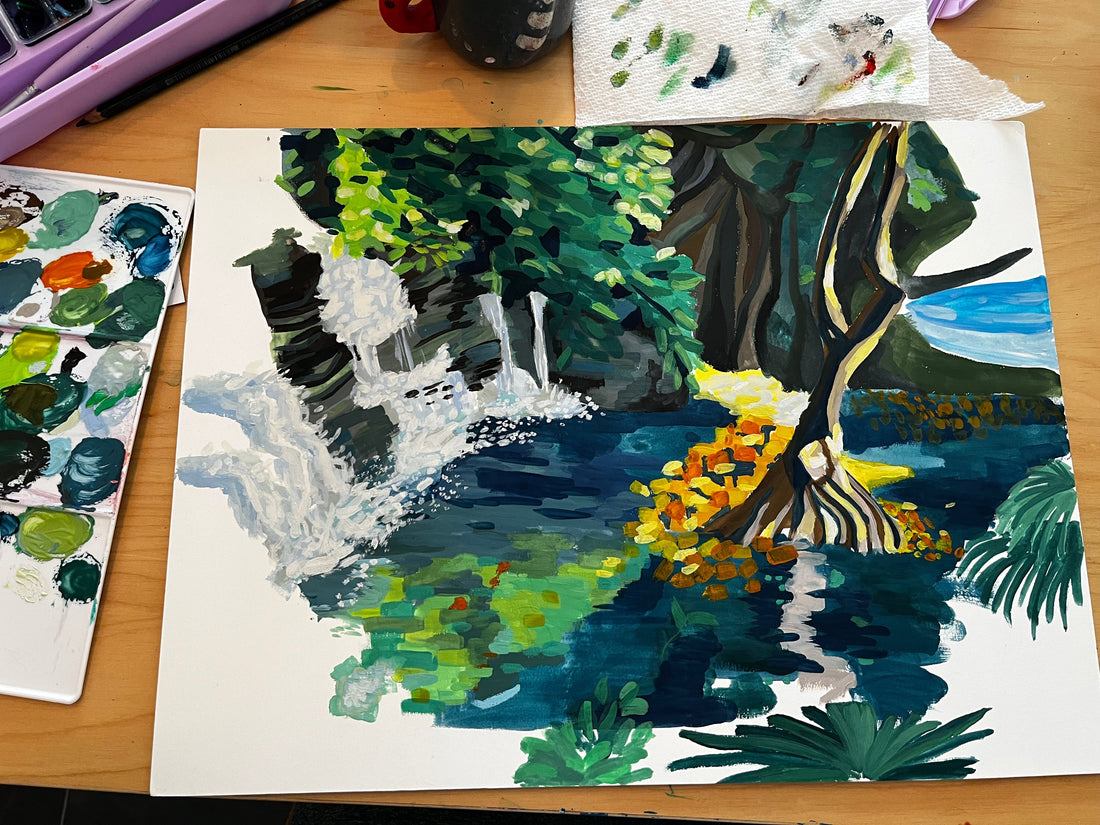A Love Note to a Cenote With Paint