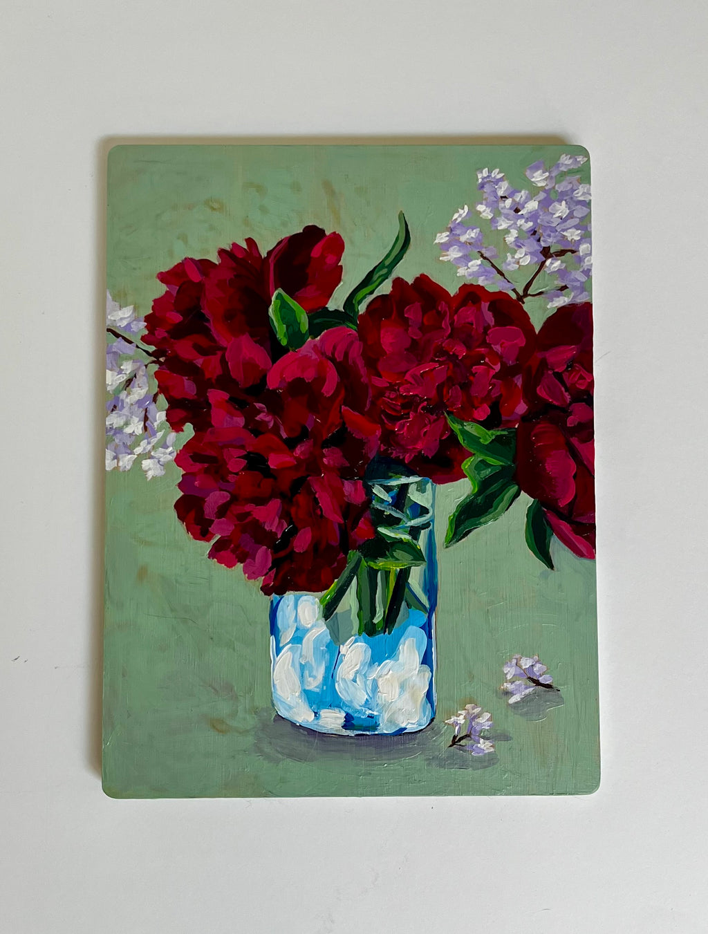 A Study of Peonies & Lilacs