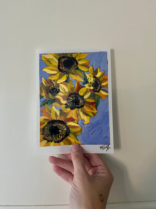 5x7” Yupo Acrylic Studies