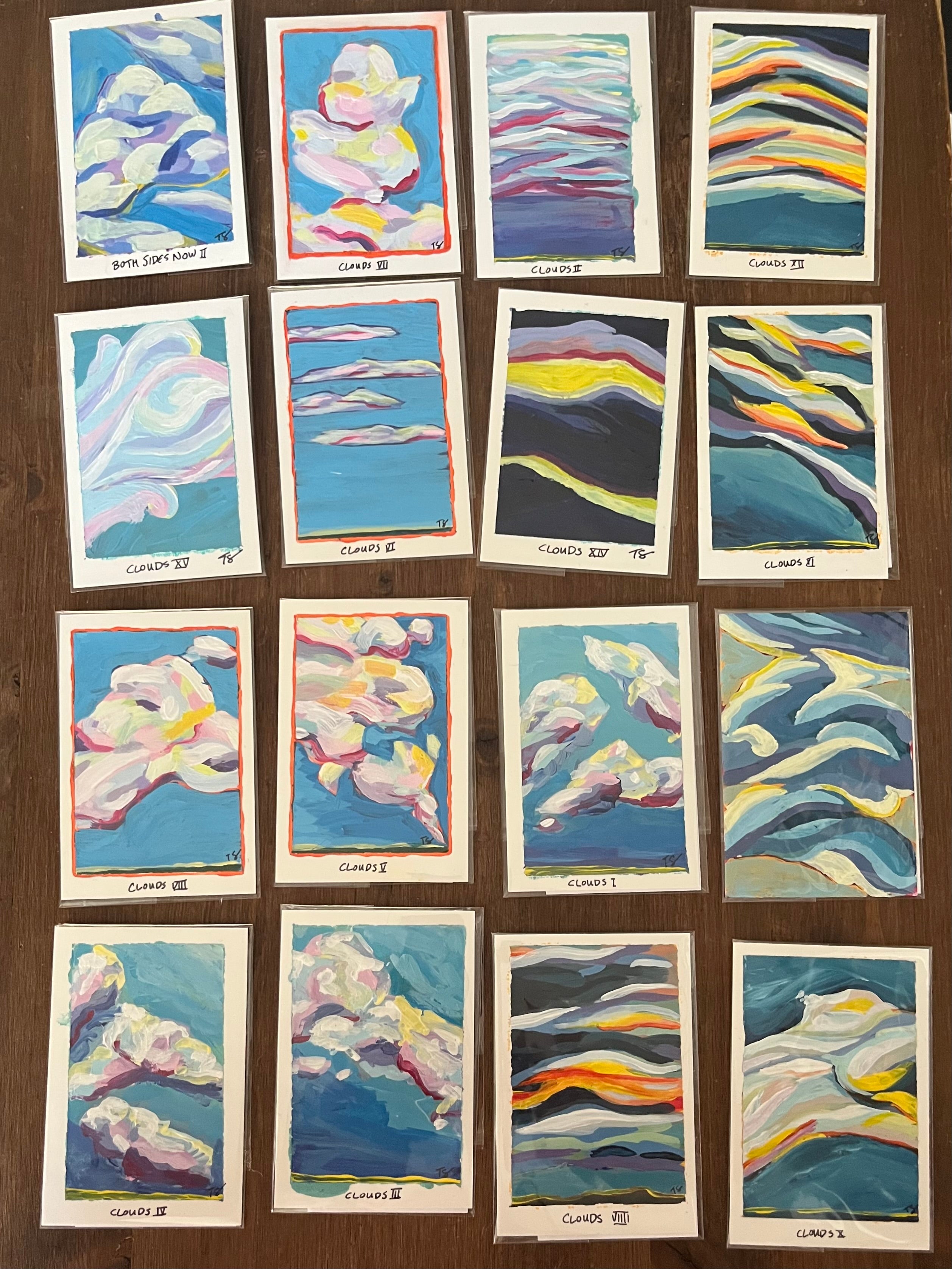 Both Sides Now: Cloud ACEO Series