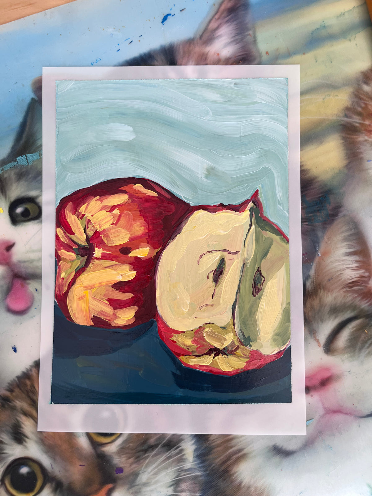 5x7” Acrylic on Yupo Studies