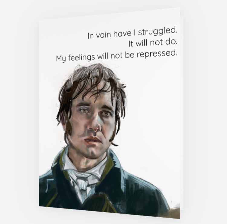 Mr. Darcy Platonic Greeting Card