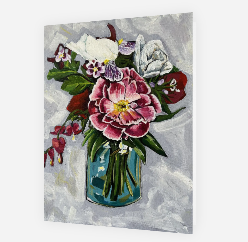 Love Jar Art Print Card