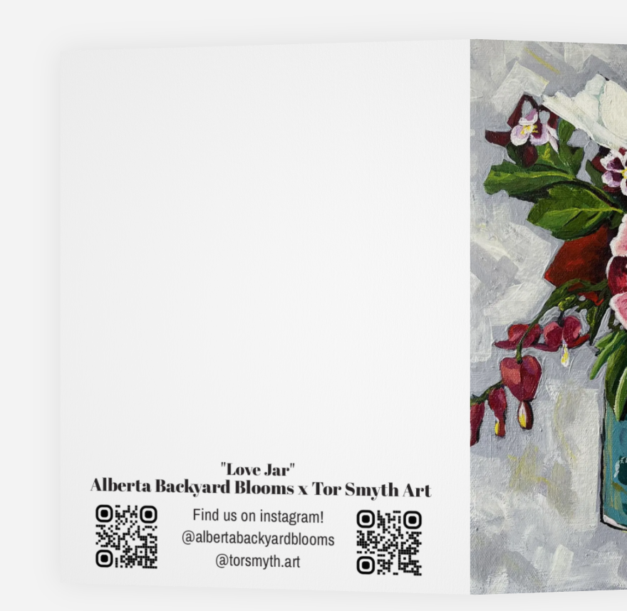 Love Jar Art Print Card