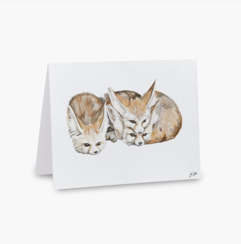 Fennec Fox Card