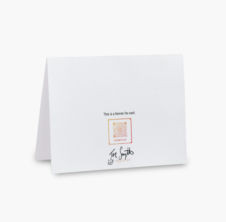 Fennec Fox Card