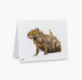 Capybara & Friend Card