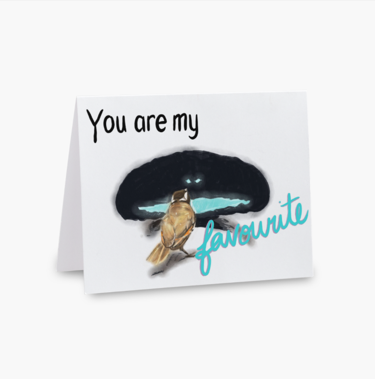 You're My Favourite - Birds of Paradise card