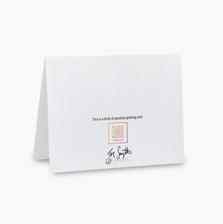 You're My Favourite - Birds of Paradise card